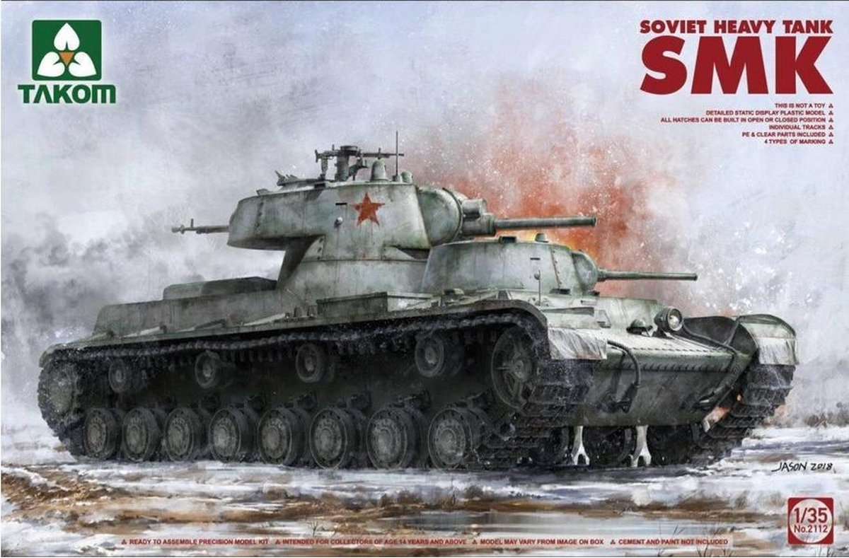 Takom | 2112 | Soviet heavy tank SMK | 1:35